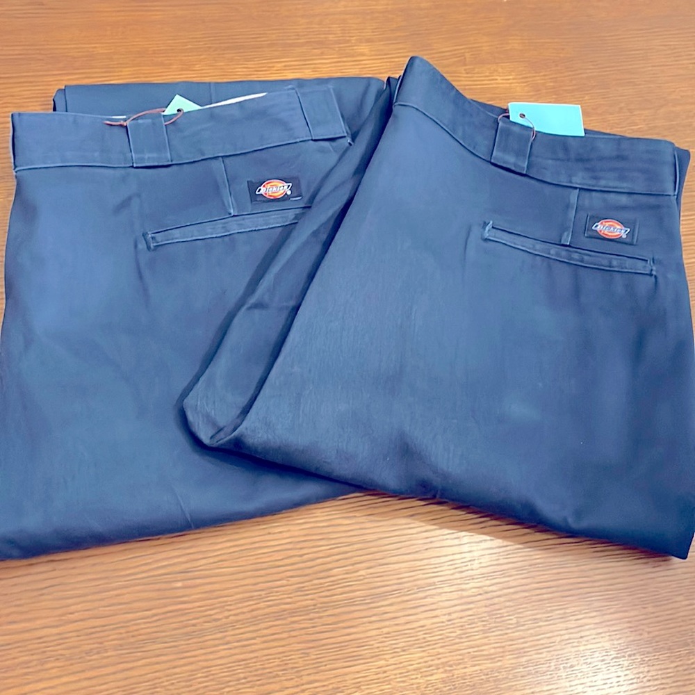 Set of 2 Men’s Navy Blue 40 x 29 Dickies 874 Original Fit Work Pants